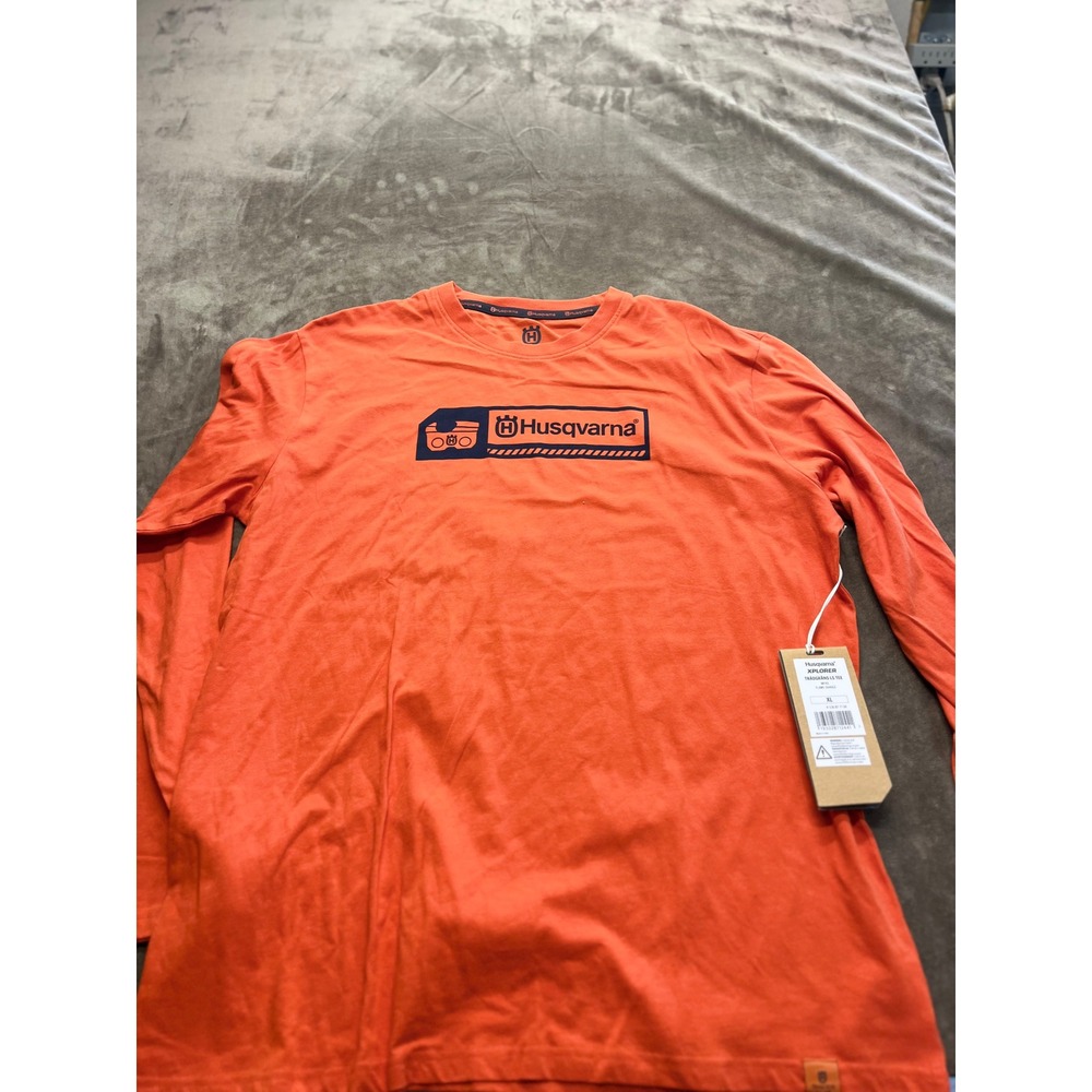 Husqvarna Xplorer Trädgräns Long Sleeve Tee Flame Orange Mens XL 536877158